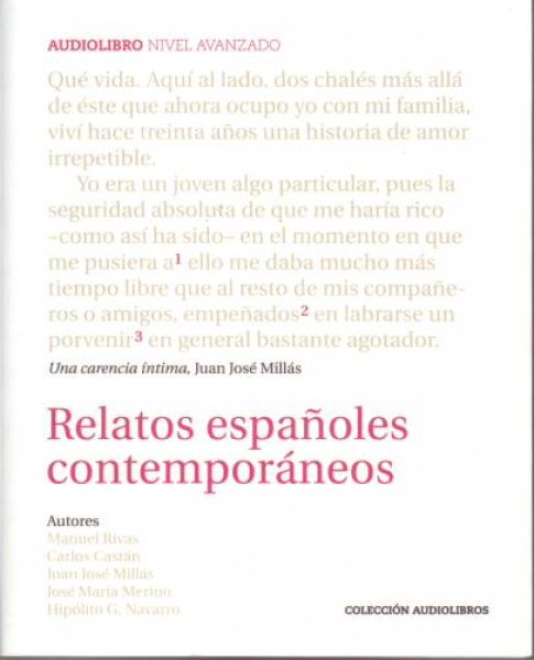 画像1: RELATOS ESPANOLES CONTEMPORANEOS + CD Audio (1)